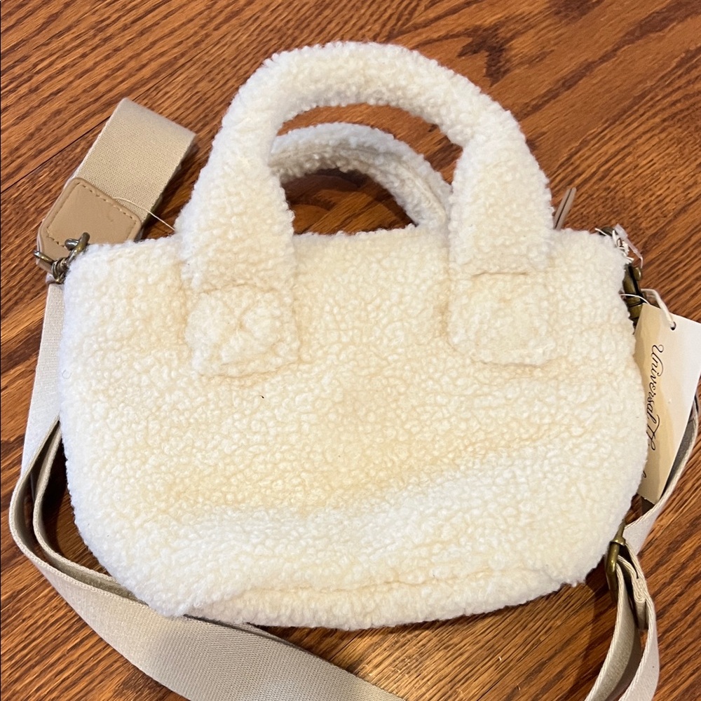 Universal Thread Cream Sherpa Mini Bag - Picture 4 of 4